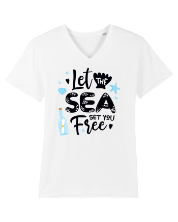 Let the Sea set you Free White
