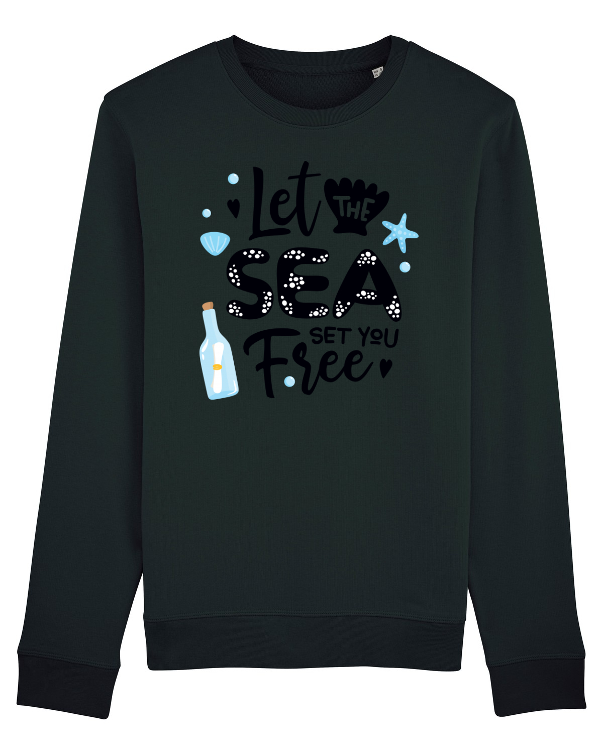 Bluză mânecă lungă Unisex Rise Black