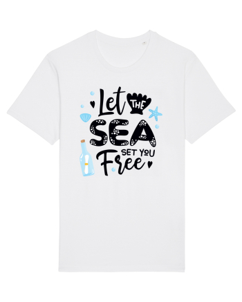 Let the Sea set you Free White