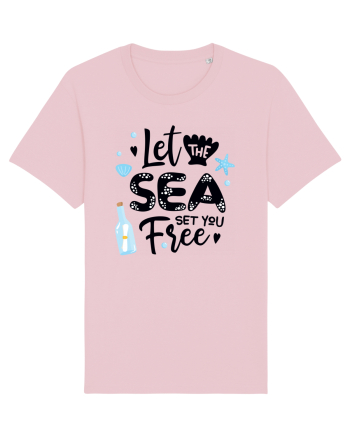 Let the Sea set you Free Cotton Pink