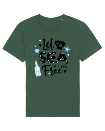 Let the Sea set you Free Bottle Green