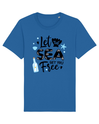 Let the Sea set you Free Royal Blue