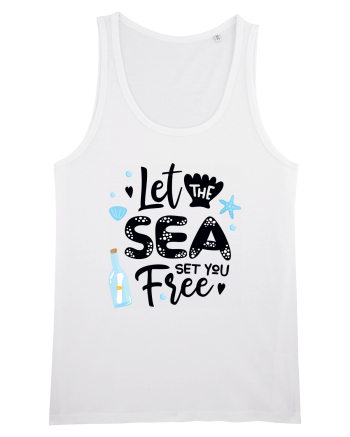 Let the Sea set you Free White