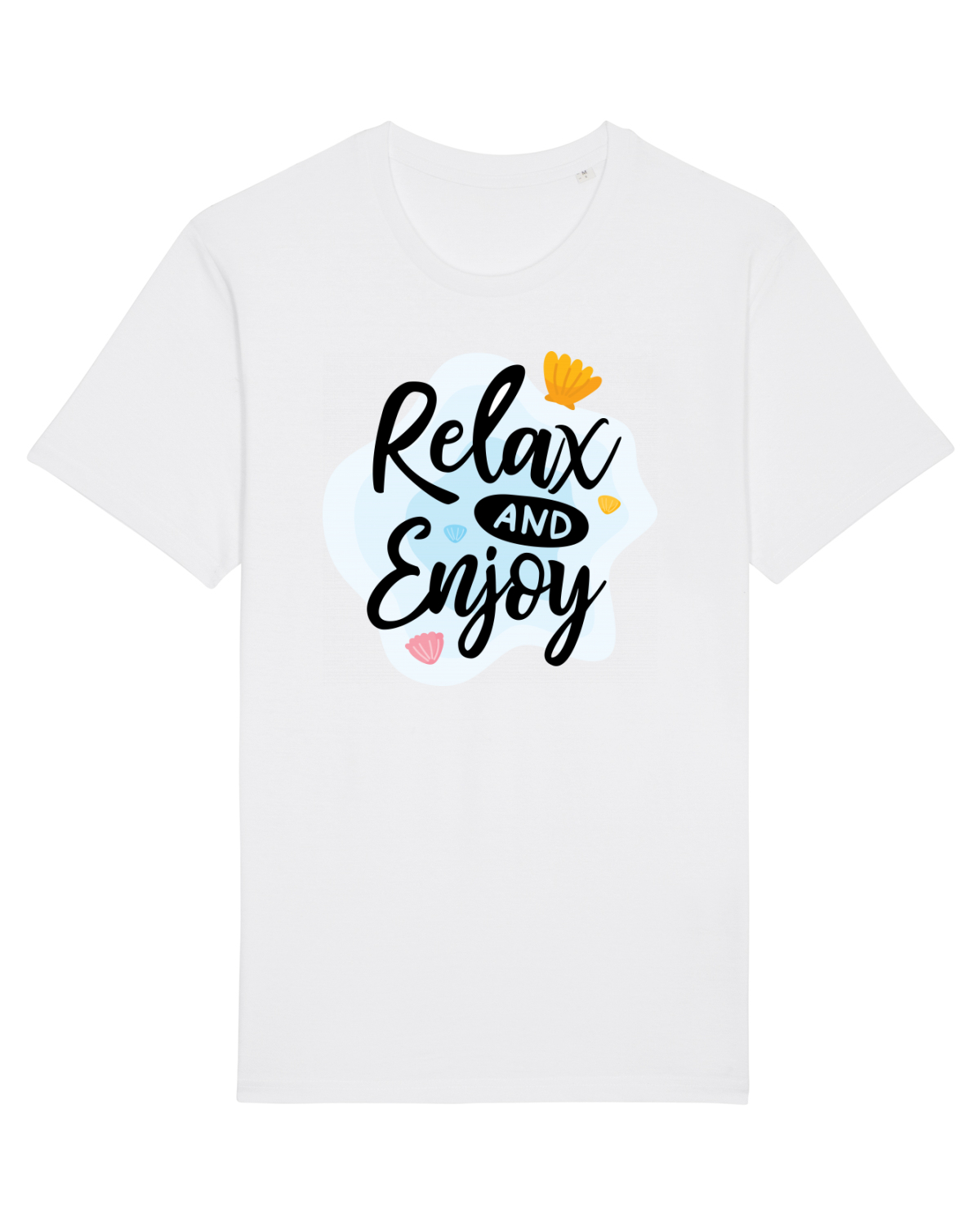 Tricou mânecă scurtă Unisex Rocker White