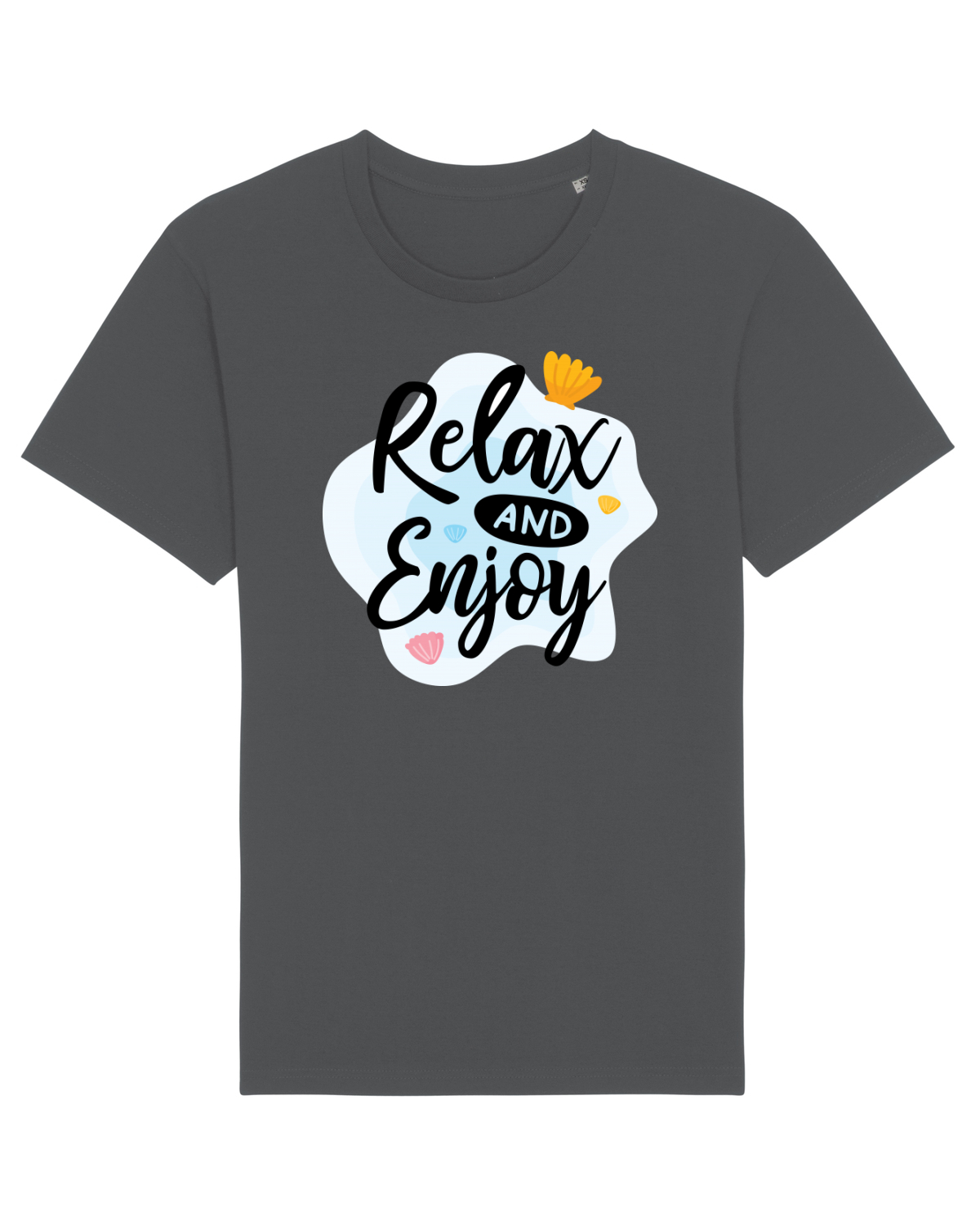 Tricou mânecă scurtă Unisex Rocker Anthracite