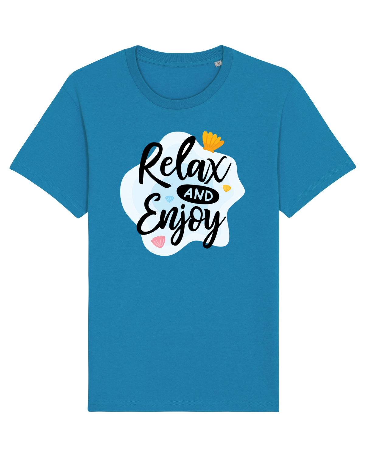 Tricou mânecă scurtă Unisex Rocker Azur