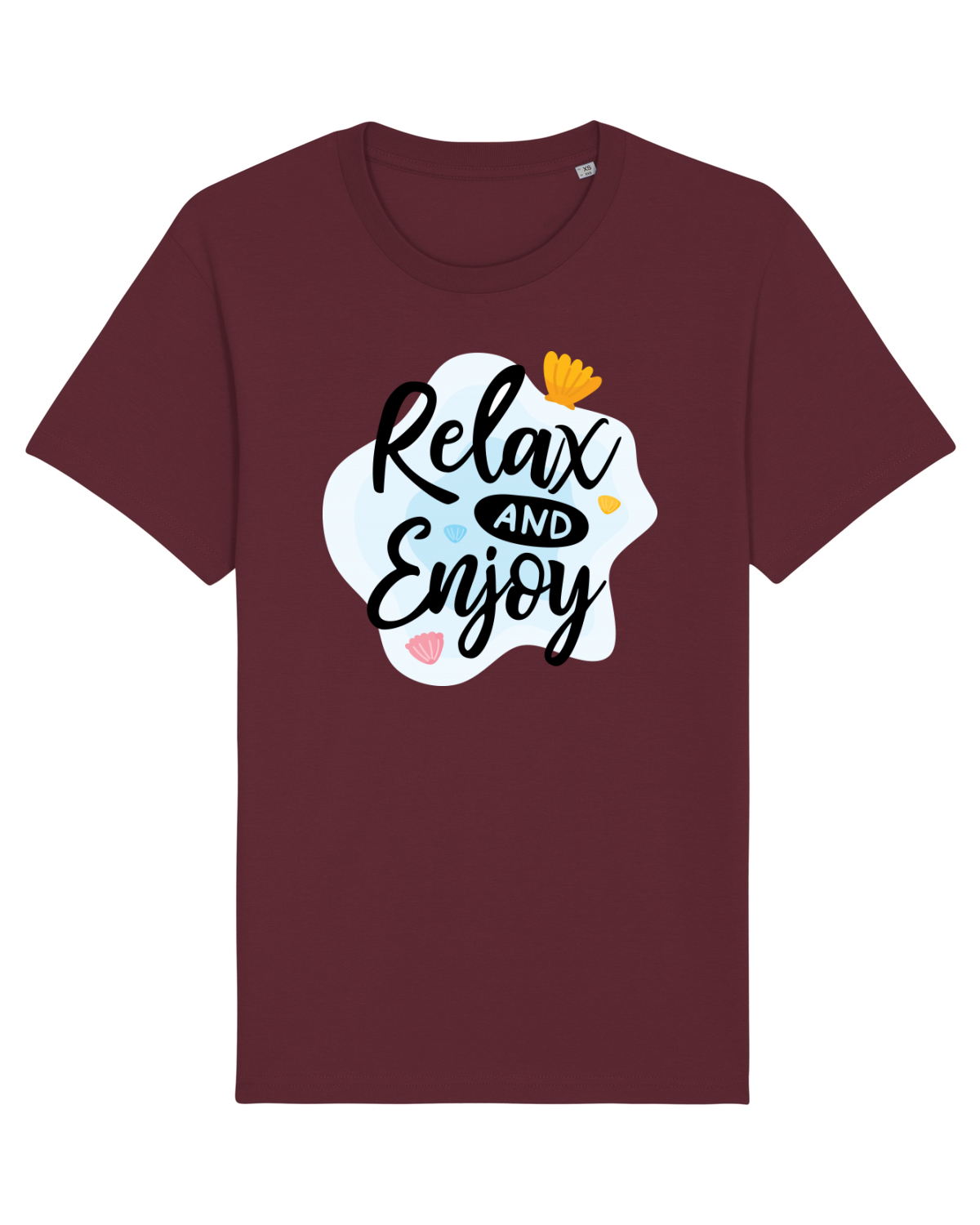 Tricou mânecă scurtă Unisex Rocker Burgundy