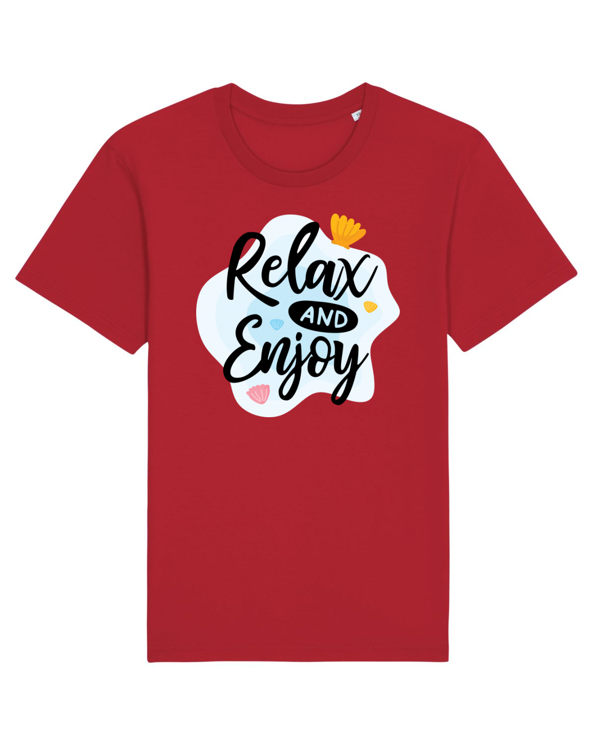 Tricou mânecă scurtă Unisex Rocker Red