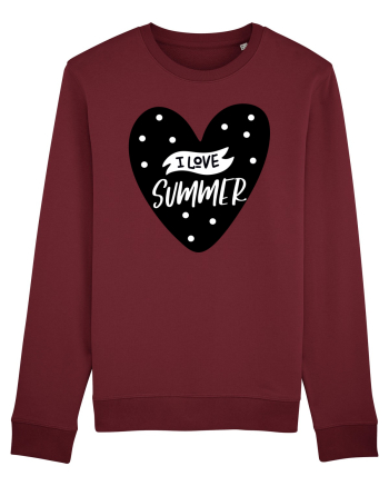 I Love Summer Burgundy