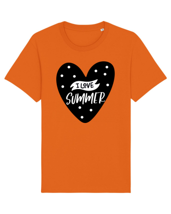 I Love Summer Bright Orange