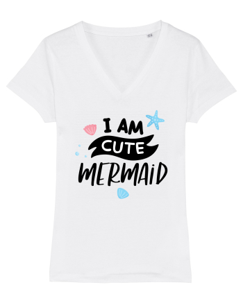 I am a Cute Mermaid White