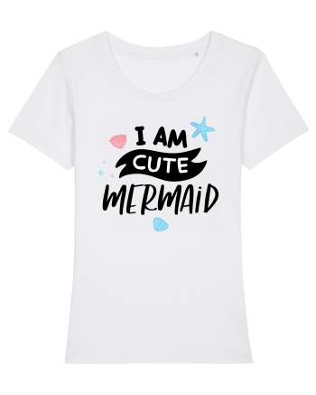 I am a Cute Mermaid White