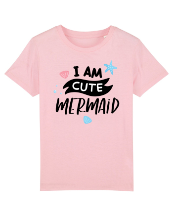I am a Cute Mermaid Cotton Pink