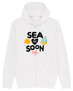 Sea You Soon Hanorac cu fermoar Unisex Connector