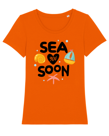Sea You Soon Bright Orange