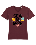 Sea You Soon Tricou mânecă scurtă guler V Bărbat Presenter