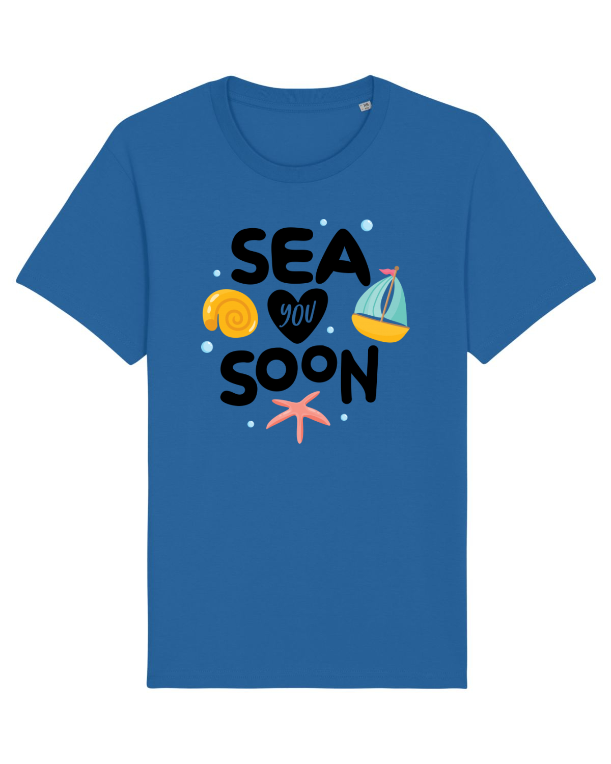 Tricou mânecă scurtă Unisex Rocker Royal Blue