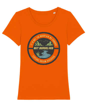 Explore Dream Discover Bright Orange