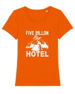 Five Billion Star Hotel Tricou mânecă scurtă guler larg fitted Damă Expresser
