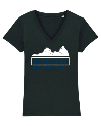 Himalayas Mountain Summit Black