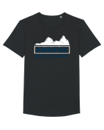 Himalayas Mountain Summit Tricou mânecă scurtă guler larg Bărbat Skater