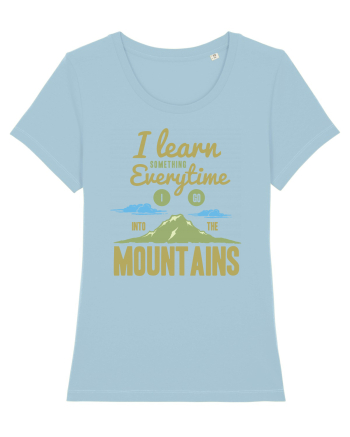 Learn From The Mountains Sky Blue