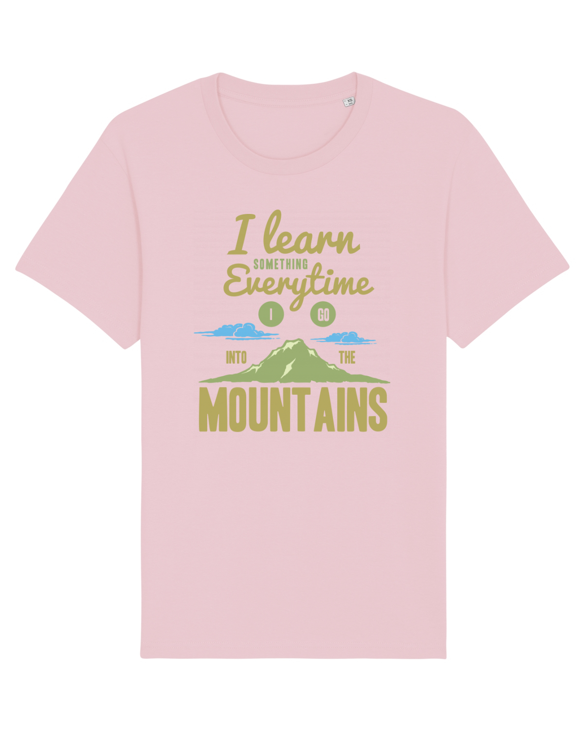 Tricou mânecă scurtă Unisex Rocker Cotton Pink