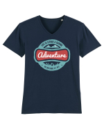 Life Is Adventure Tricou mânecă scurtă guler V Bărbat Presenter