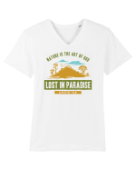 Lost in Paradise Tricou mânecă scurtă guler V Bărbat Presenter