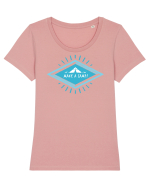 Make a Camp! Tricou mânecă scurtă guler larg fitted Damă Expresser