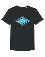 Make a Camp! Tricou mânecă scurtă guler larg Bărbat Skater