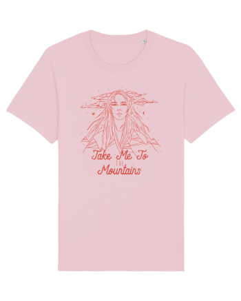 Take me To the Mountains Cotton Pink