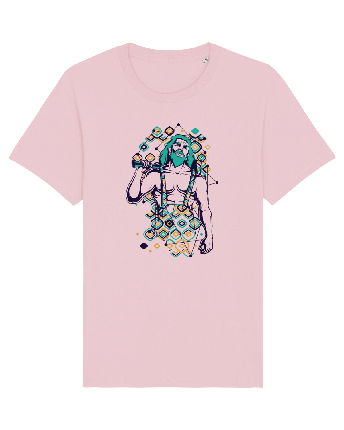 Tricou mânecă scurtă Unisex Rocker Cotton Pink