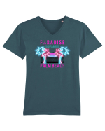 Paraidse Dreamer Neon Tricou mânecă scurtă guler V Bărbat Presenter