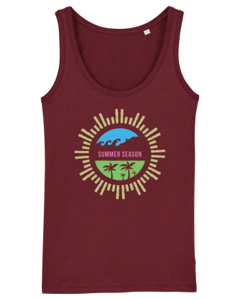 Summer Season Retro Burgundy