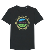 Summer Season Retro Tricou mânecă scurtă guler larg Bărbat Skater