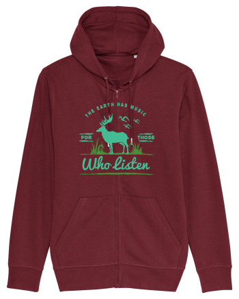 Earth Music Green Burgundy