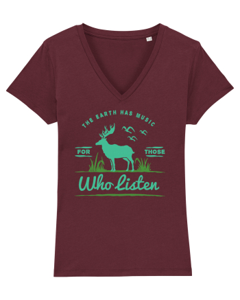 Earth Music Green Burgundy
