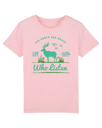 Earth Music Green Cotton Pink