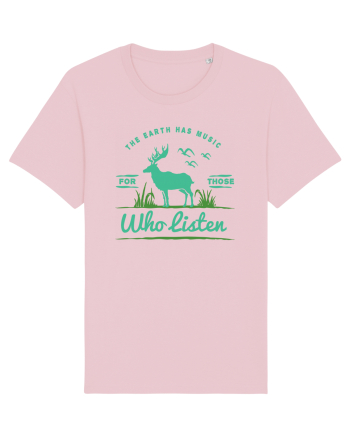 Earth Music Green Cotton Pink