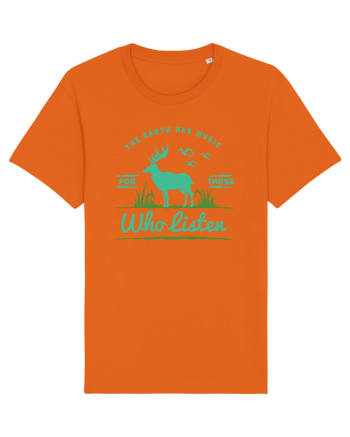 Earth Music Green Bright Orange