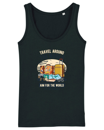 Travel Around the World Black