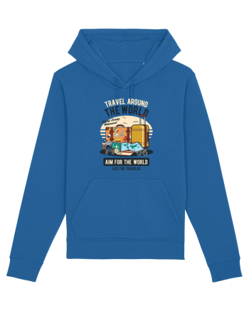 Travel Around the World Royal Blue
