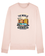 Travel Around the World Bluză mânecă lungă Unisex Rise
