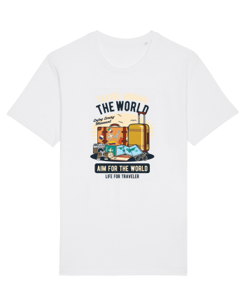 Travel Around the World White