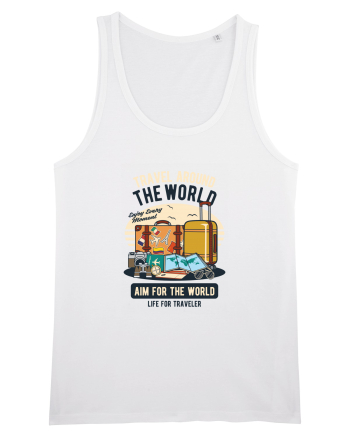 Travel Around the World White