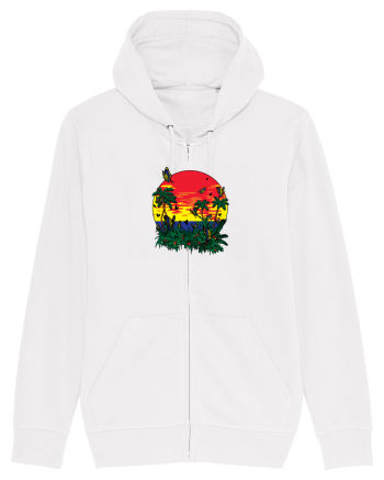 Butterfly Island Retro White