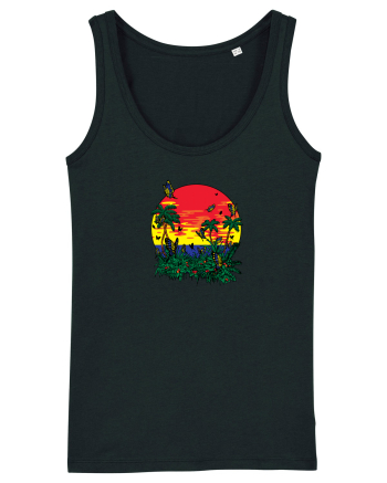 Butterfly Island Retro Black
