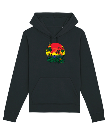 Butterfly Island Retro Black