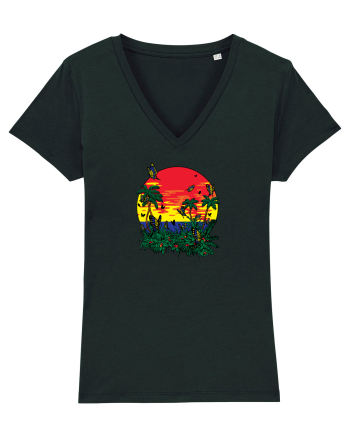 Butterfly Island Retro Black